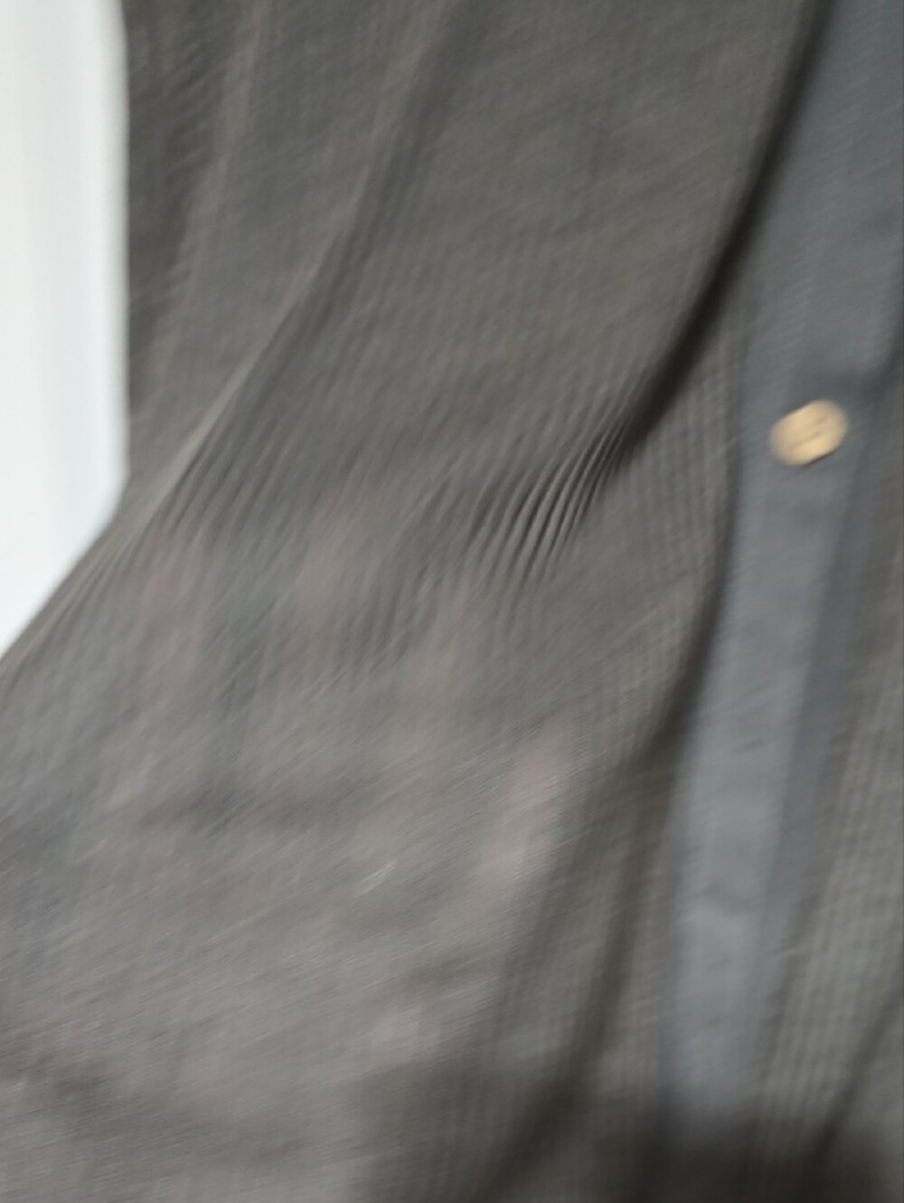 Listicle Black Sheer Ribbed Button-Up Blouse - Picture 4 of 6
